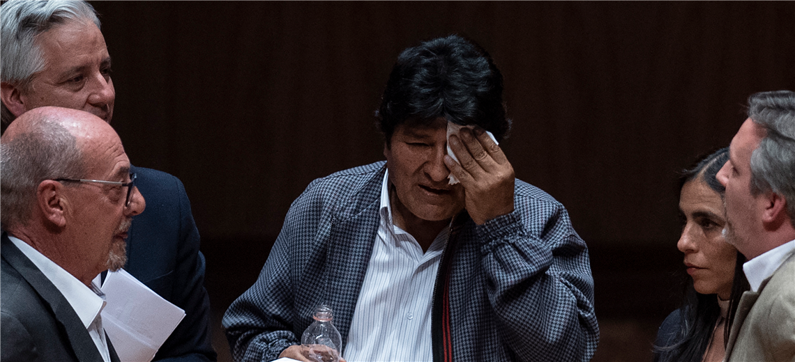 Fiscalía imputa a Evo por terrorismo y pide detención preventiva