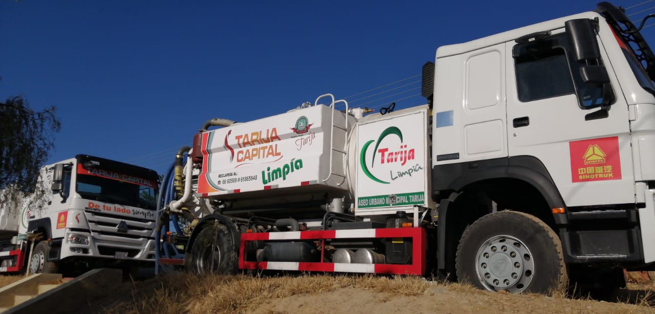 38 barrios de Tarija se beneficiarán con limpieza de pozos sépticos por parte de la Alcaldía