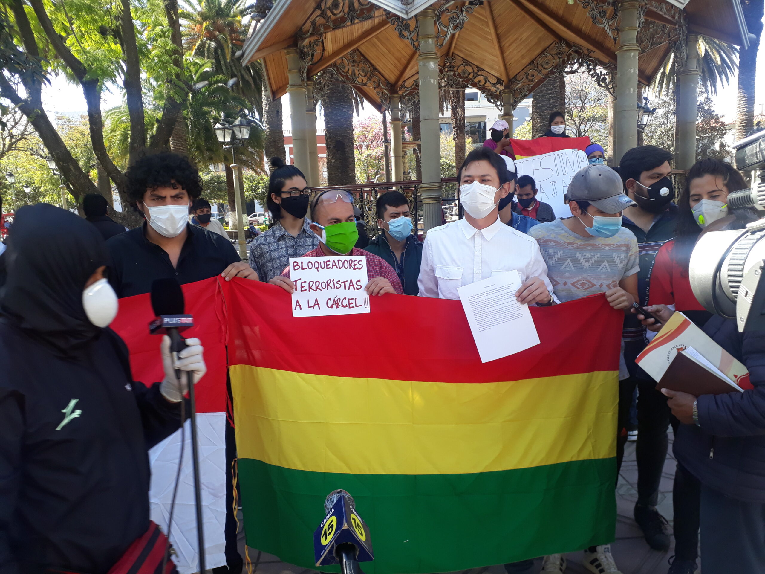 Jóvenes de la Resistencia de Tarija afirman que no permitirán bloqueo de caminos en ese departamento