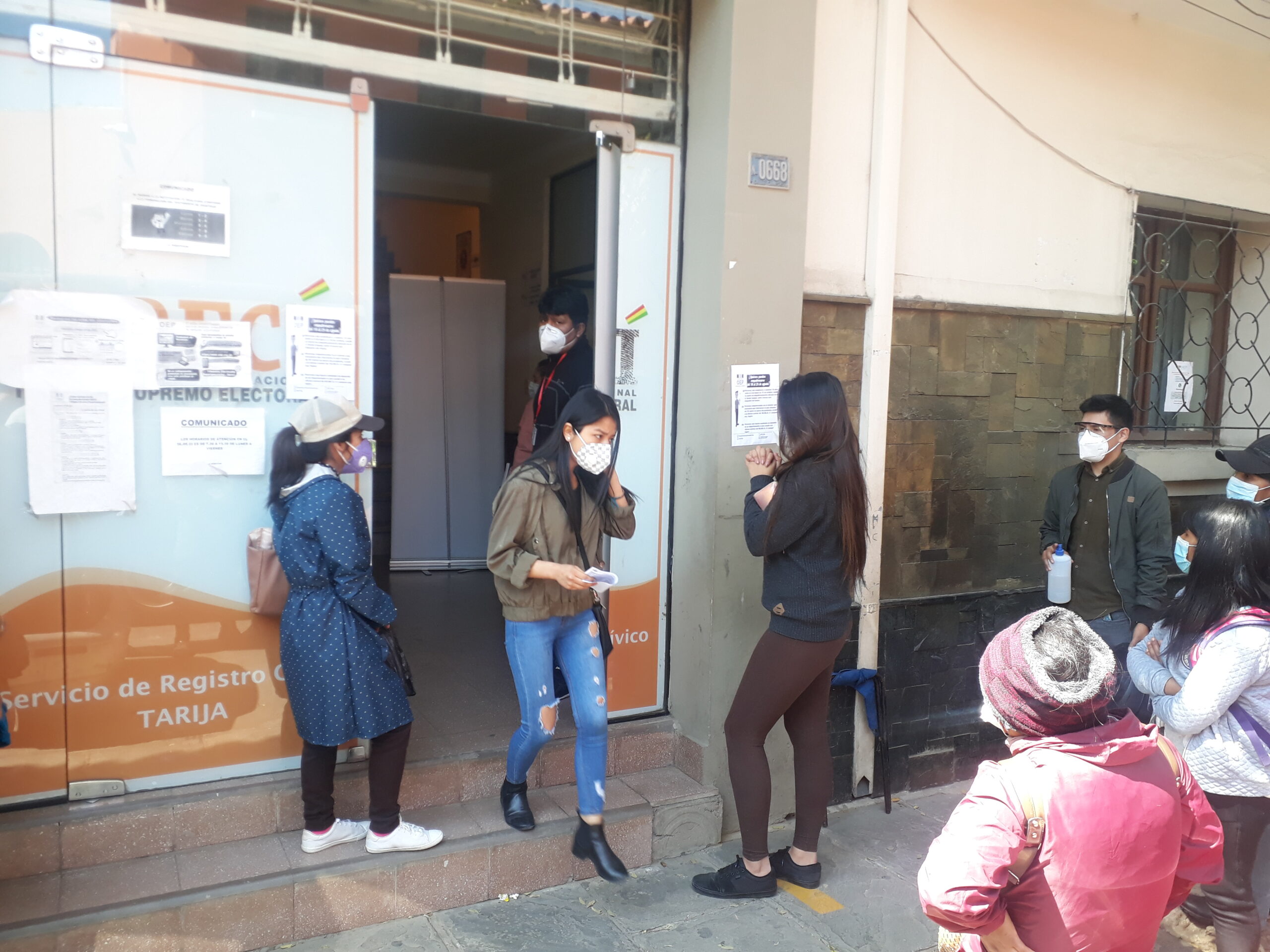 Serecí de Tarija reporta largas filas para el empadronamiento rumbo a las elecciones nacionales