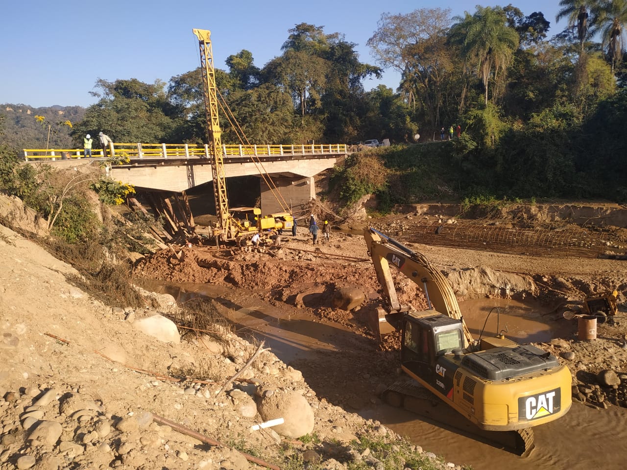 Administradora de carreteras inicia refacción del puente San Telmo en el tramo de Tarija-Bermejo