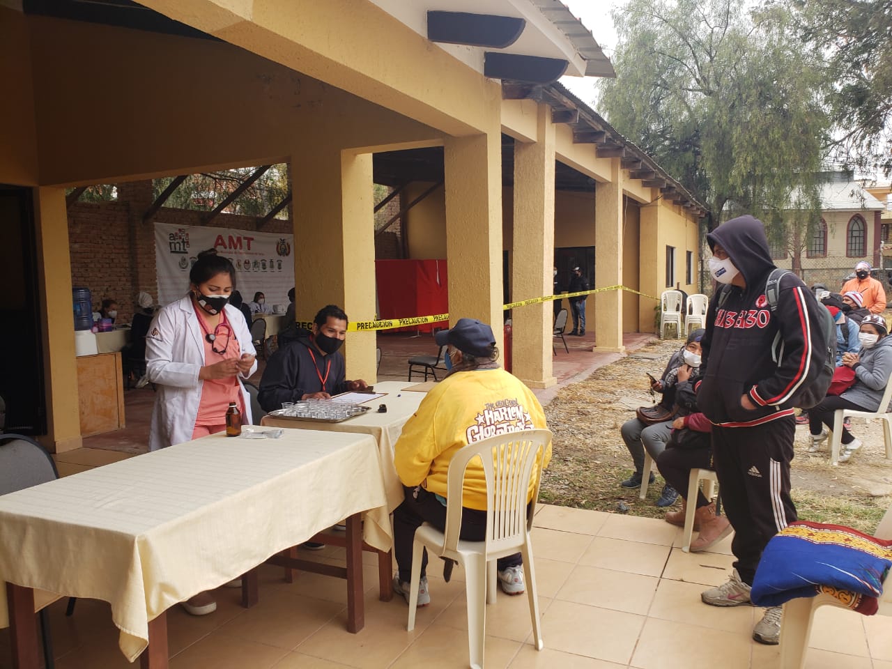 Los «Ángeles Contra el COVID-19» empezaron a brindar atención médica en Tarija