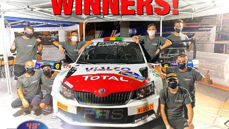 Boliviano Bulacia Jr. gana el Rally de San Marino, en Italia