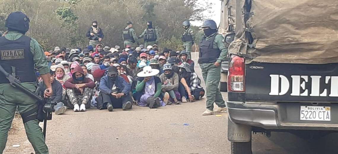 Samaipata: indagan instrucciones que recibían los bloqueadores