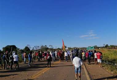 Enfrentamiento en zona de bloqueo deja varios heridos en Santa Rosa