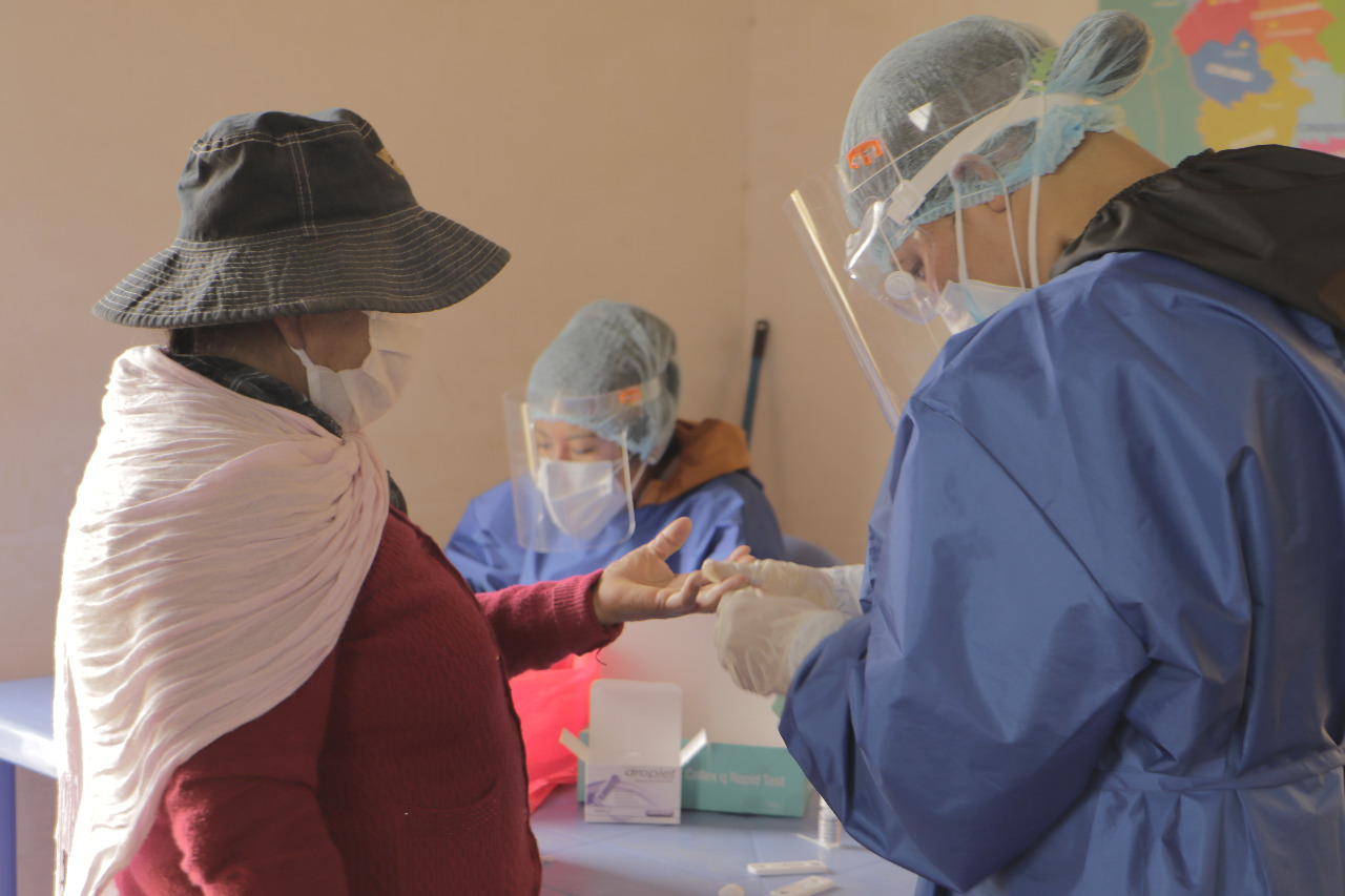 Brigadas municipales realizaron 600 pruebas en trabajo de rastrillaje del Covid-19