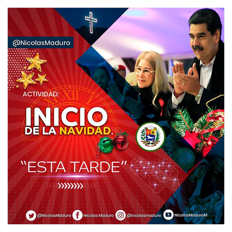 Maduro decretó que la Navidad en Venezuela comenzará el 15 de octubre