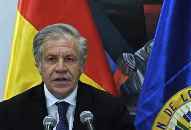 Almagro pide no hacer paralelismos entre las elecciones de 2019 y 2020 en Bolivia
