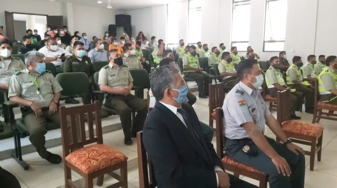 La Policía Caminera de Tarija celebra 25 años de vida destacando logros de la presente gestión