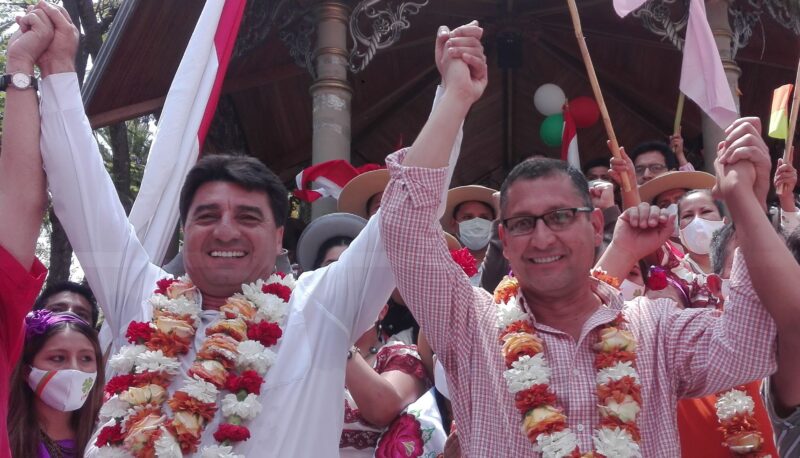 El exalcalde de Tarija Oscar Montes se alía con Johnny Torres para las elecciones subnacionales