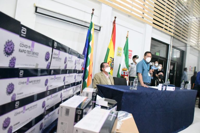 Llegan las primeras 40.000 pruebas de antígeno nasal para detectar contagios de forma oportuna