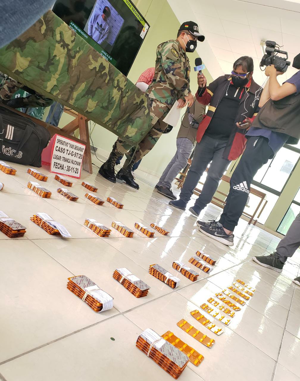 Fuerza antidroga de Tarija aprehende a ciudadano venezolano que transportaba clonazepam