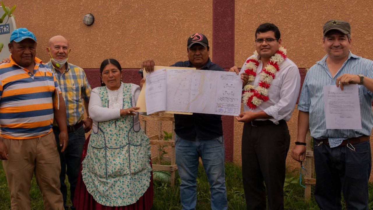 Barrio San Miguel II de Tarija recibe lineamientos de la Alcaldía y avanza en zona urbana