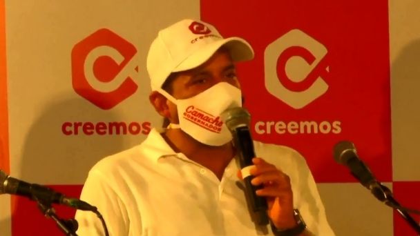 Camacho es proclamado como candidato a gobernador de Santa Cruz