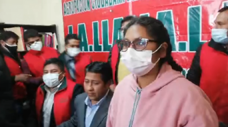 Copa abandona al MAS y acepta ser candidata por Jallalla La Paz