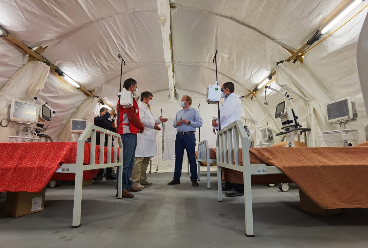 Gobernación prepara sus salas de terapia con respiradores y hospitales Biomédicos