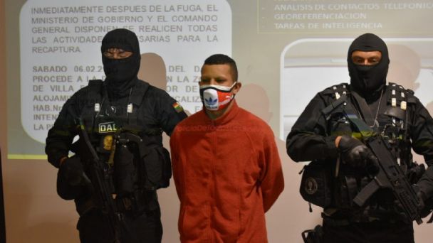 Capturan en Villa Fátima al reo brasileño que se fugó de Chonchocoro