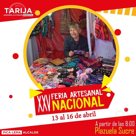 Alcaldía impulsa la XXV Feria Artesanal Nacional en Tarija