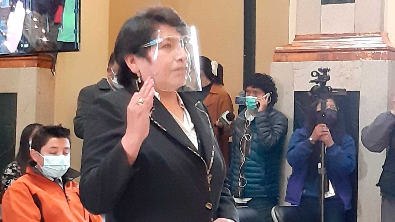 Dina Chuquimia vuelve a ser vocal del Tribunal Supremo Electoral