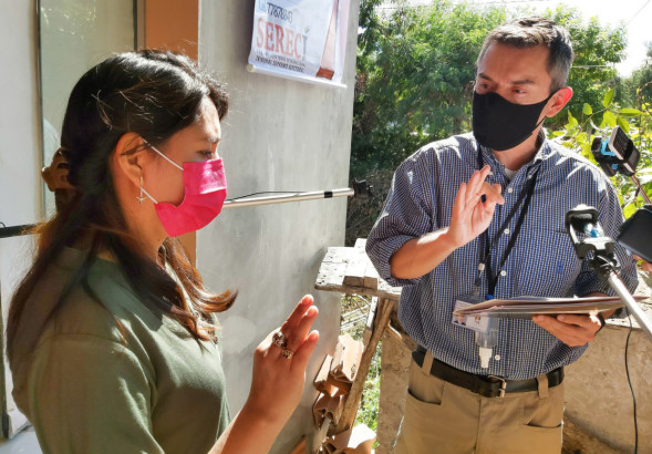 El Serecí Tarija posesiona a la oficial de Registro Civil de Caraparí