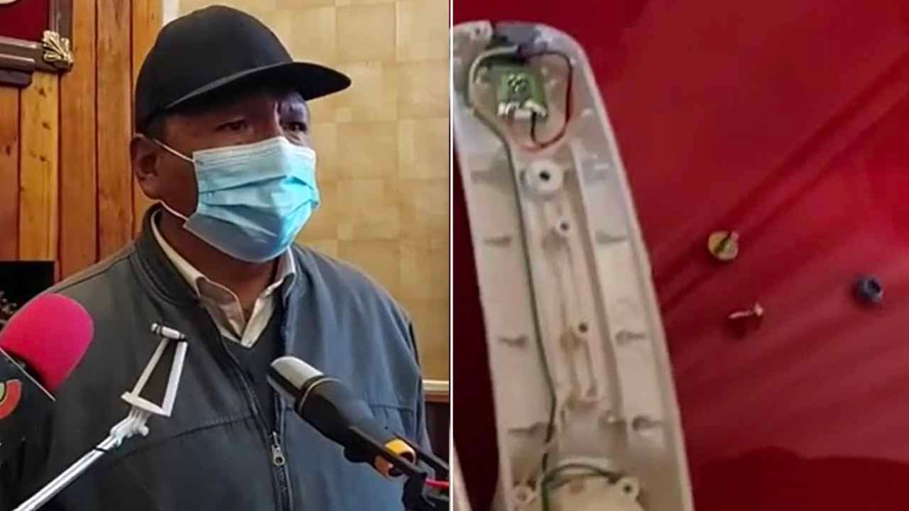 Alcalde de Potosí denuncia que se encontró micrófonos ocultos en su oficina