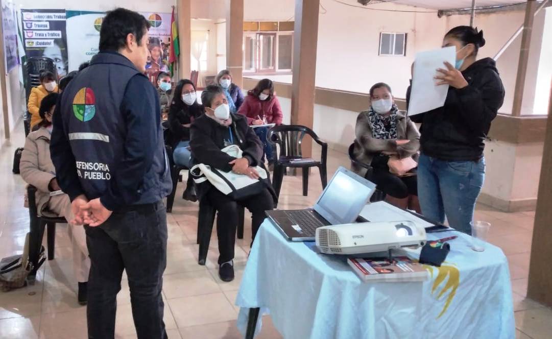 Defensoría del Pueblo convoca a mesas de trabajo para incidir en declaraciones de alerta contra la violencia en Yacuiba