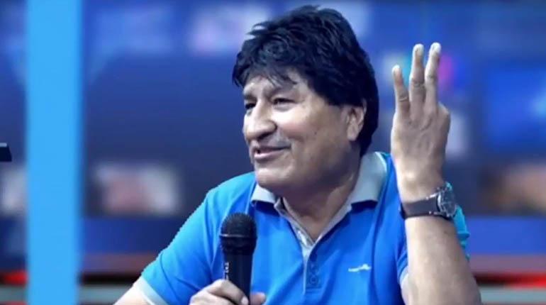 Evo: Pedí que Áñez se quede por estrategia electoral y para evitar división del MAS
