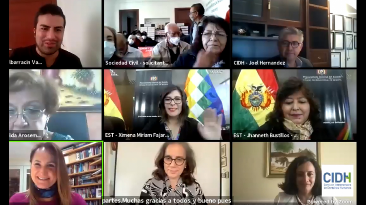 CIDH insta a Bolivia a difundir el informe de la Comisión de la Verdad a toda la sociedad