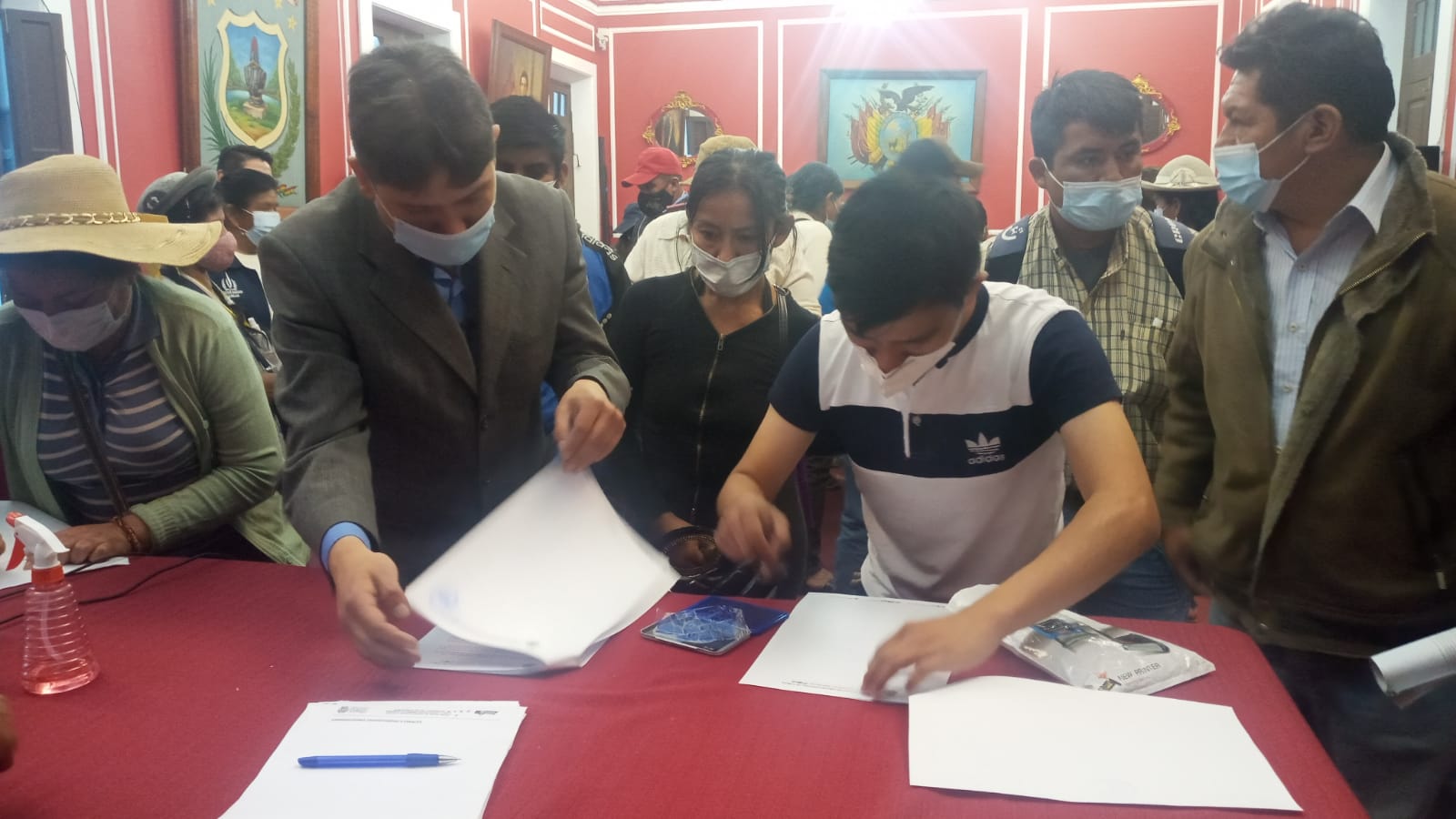 Gobernación firma acta de compromiso con sector movilizado de las personas con discapacidad