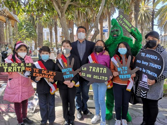 Municipio lanza campaña “Te aviso, no hay Trato con la Trata de Personas” priorizando llegar a barrios y comunidades