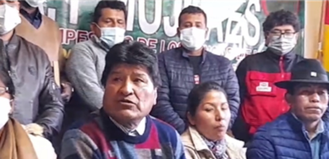 Evo dice que el informe del GIEI “está confrontando al país” y acusa a Mesa de querer “cuotear” la justicia