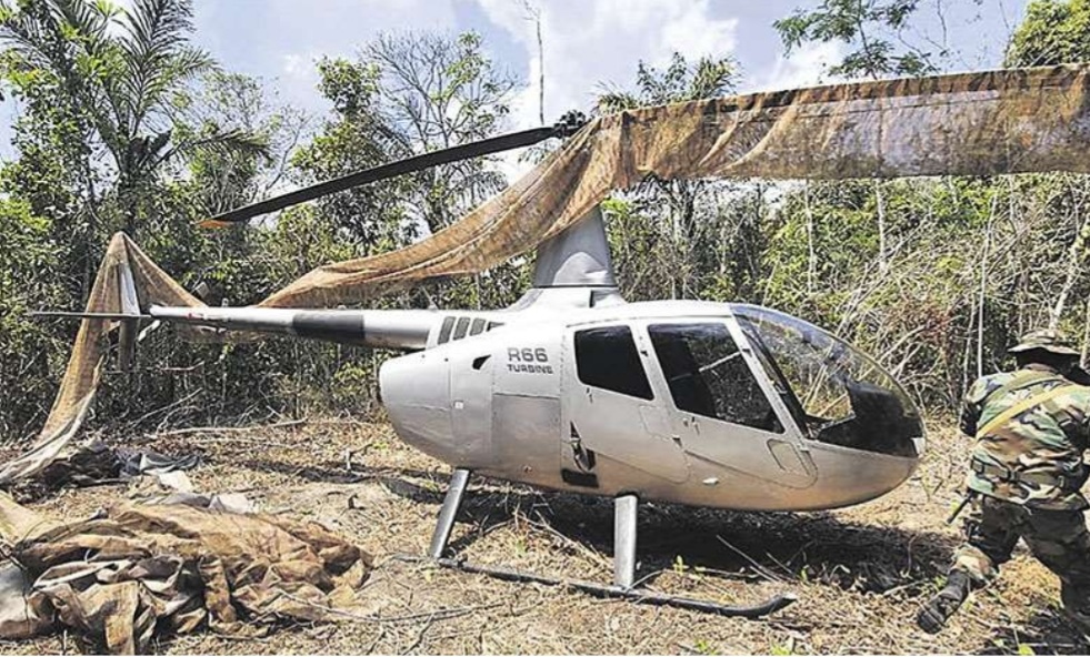 Otro narco helicóptero fue capturado en Beni