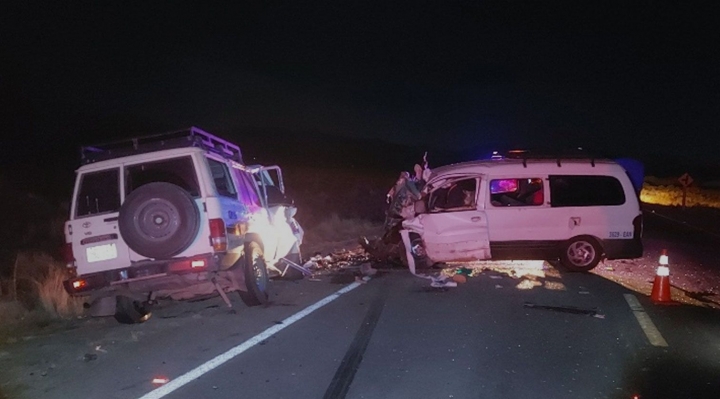 12 muertos y un herido deja una colisión en la vía Oruro-Huanuni