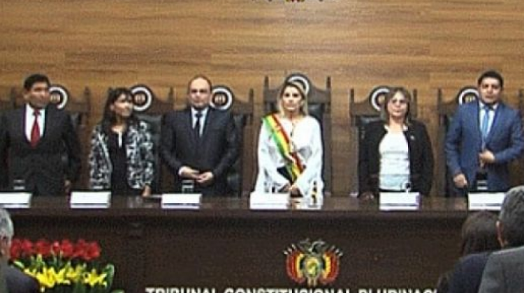 El TCP reconoció en un recurso la acreditación de Añez como presidenta constitucional