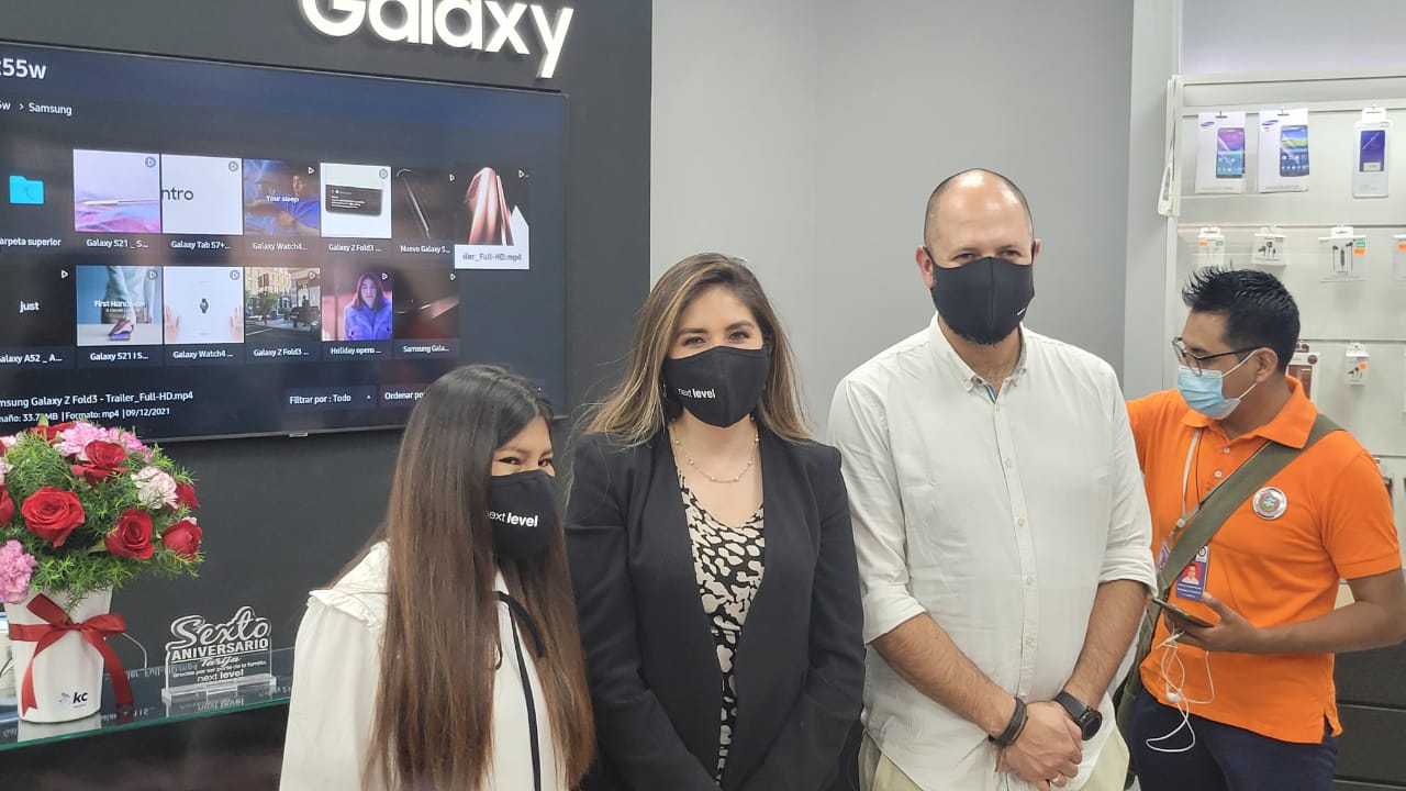 Next Level, distribuidor oficial de Samsung, inaugura renovada tienda en Tarija