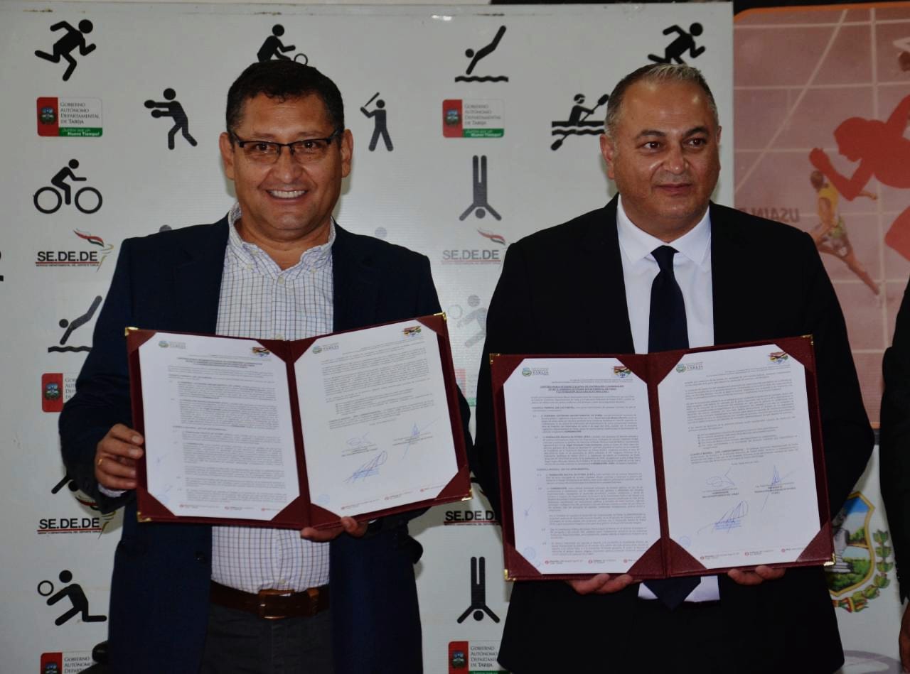 Gobernación de Tarija firmó acuerdo de cooperación con la FBF