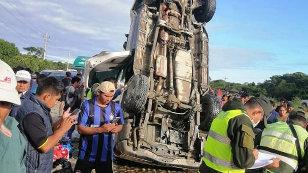 Al menos cinco muertos en un accidente de tránsito en el Chapare