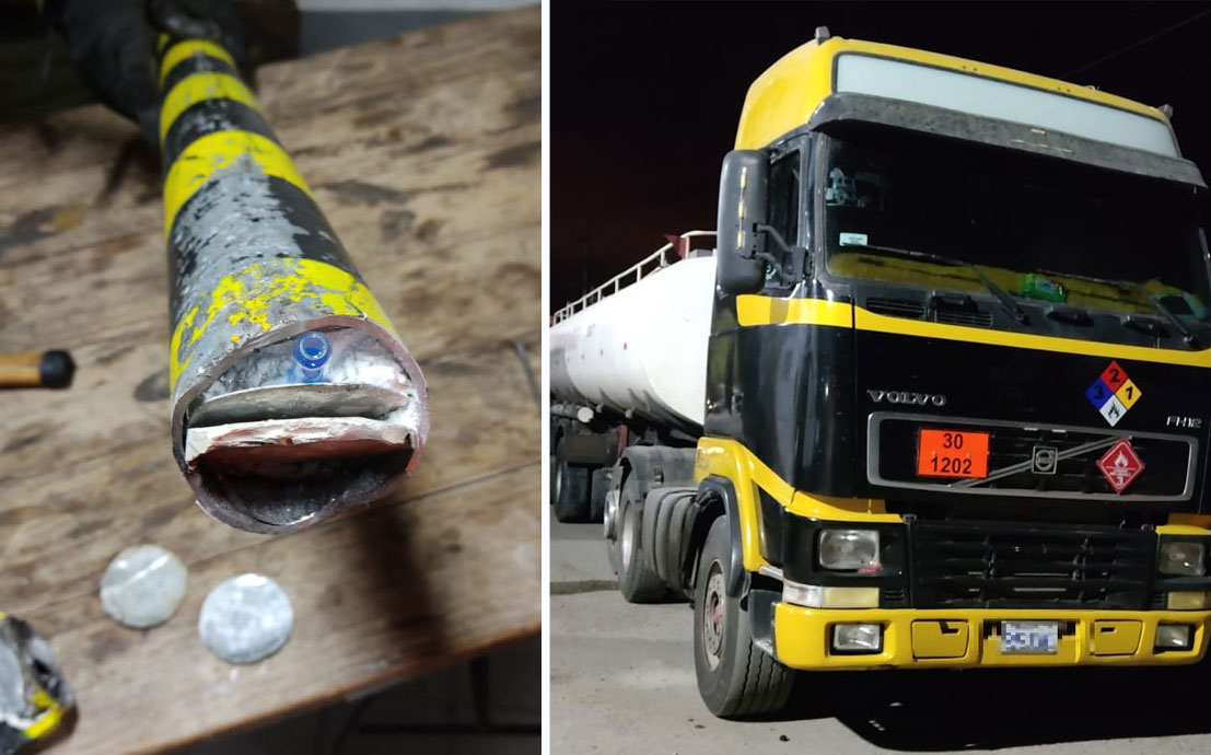 Argentina: Chofer boliviano ocultaba droga en aditamento para remolque de camión