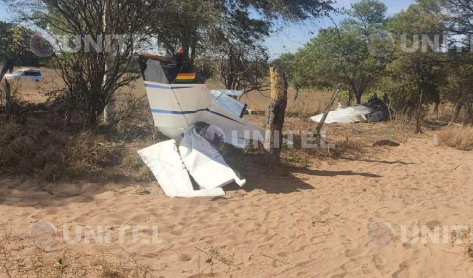Reportan la caída de una avioneta cerca de la carretera que conecta a la capital cruceña con Camiri