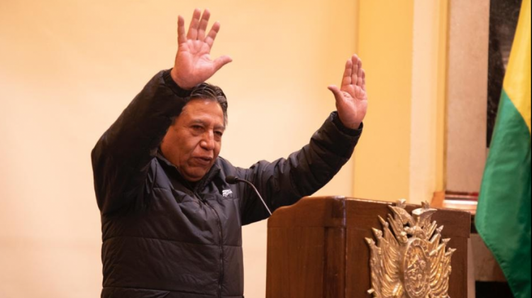 Choquehuanca: No quieren que haya nuevos líderes, pero no nos van a detener