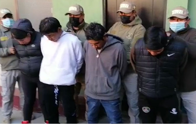 Cae banda delincuencial ‘Los Chinos’, acusada de robo agravado en El Alto