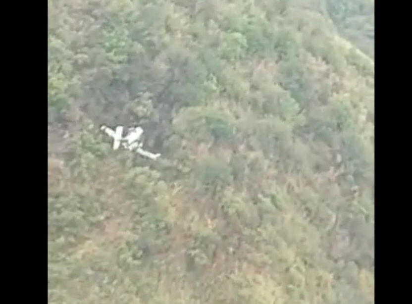 Una aeronave se estrelló en una serranía de Santa Cruz y activan búsqueda de tripulantes