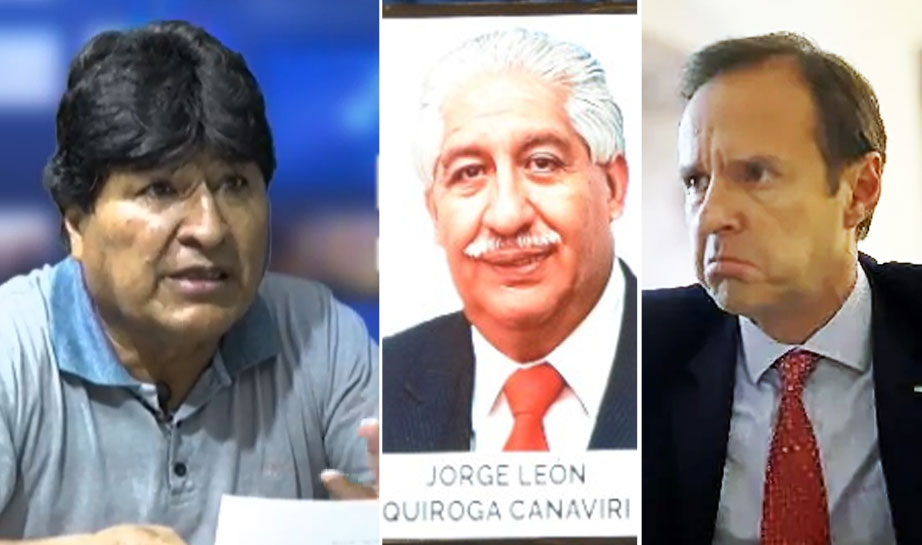 Vicepresidencia desmiente a Evo y señala que confundió a Jorge Tuto Quiroga con otra persona