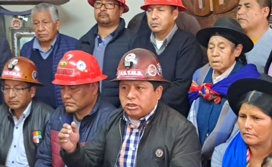 Organizaciones afines al MAS en pie de lucha: ‘si tenemos que ir a tomar empresas, lo vamos a hacer’