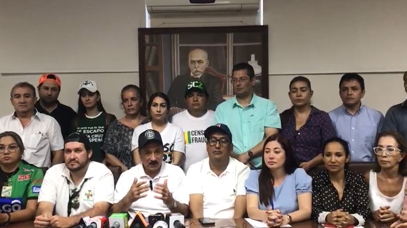 Cruceños ratifican unidad férrea en torno al Censo 2023 y admiten tendencia adversa en la Asamblea