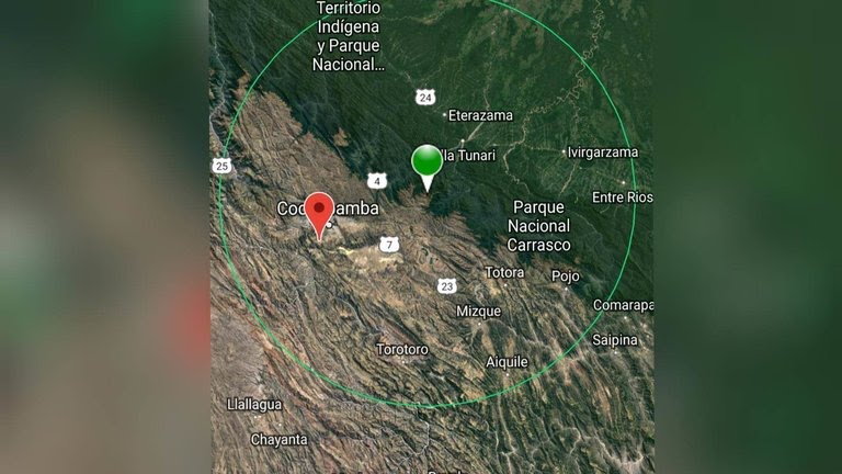 Sismo de 4.9 grados hace temblar a Cochabamba y genera angustia en casas y edificios