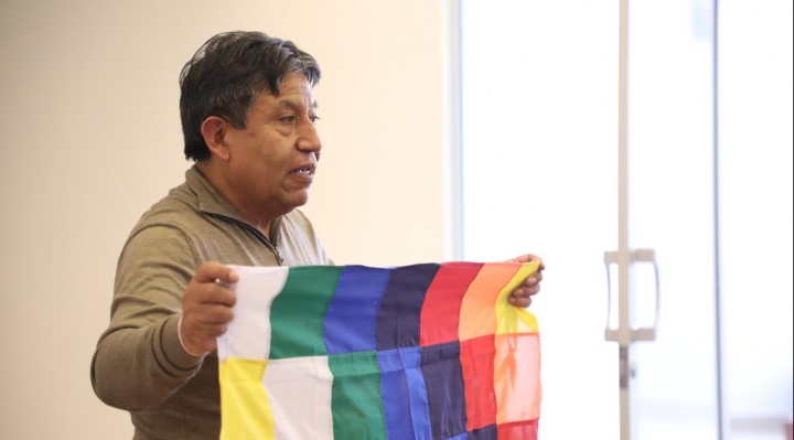 Choquehuanca ingresa al bastión de Evo: «La lealtad no es algo que se declara sino se ejerce