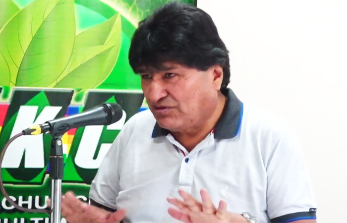 Morales dice que la gestión de Lucho «está hundiendo al país» en materia económica
