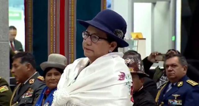 Celinda Sosa jura como nueva canciller de Bolivia