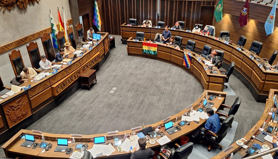 Senado logra quórum y pone en agenda resoluciones contra la prórroga de magistrados